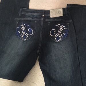 ❤️$16 Beyoncé House of Dereon denim jeans.Sz. 3/4